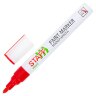 Маркер-краска лаковый (paint marker) 2-4 мм, КРАСНЫЙ, НИТРО-ОСНОВА, STAFF PROFIT, для любых поверхностей, 152582, 152582