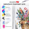 Скетчбук, 4 типа бумаги (акварельная, белая, черная, крафт) 146х204 мм, 60 л., гребень, BRAUBERG ART DEBUT, АНИМЕ, 115066 , 115066