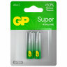 Батарейки КОМПЛЕКТ 2 шт., GP Super G-Tech, AA (LR6, 15А), алкалиновые, пальчиковые, блистер, 15A-2CR2, 456683