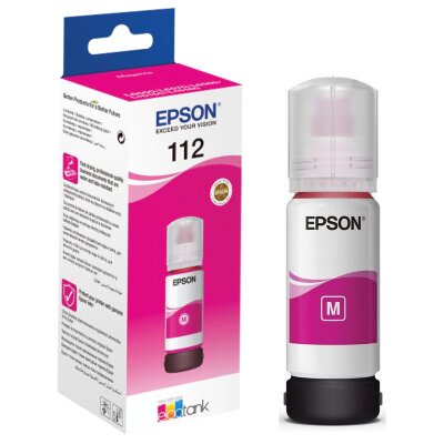 Чернила EPSON 112 (C13T06C34A) для СНПЧ EPSON L11160 /L15150 /L15160 /L6550/L6570, пурпурные, ОРИГИНАЛЬНЫЕ, 363903