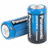 Батарейки КОМПЛЕКТ 2шт., PANASONIC D R20 (373), солевые, в пленке, 1.5 В, 450407