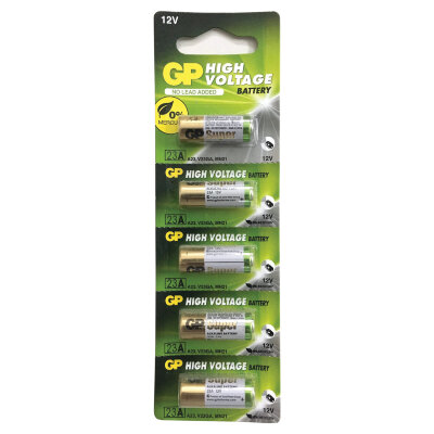 Батарейки GP High Voltage, 23AE, алкалиновая, для сигнализаций, 1 шт., в блистере (отрывной блок), 23AF-2C5, 10 штук, 454104