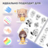 Стикербук РАСКРАСЬ И НАКЛЕЙ А5, 16 листов, 100 стикеров, на гребне, BRAUBERG, "Для девочек", 666049, 666049